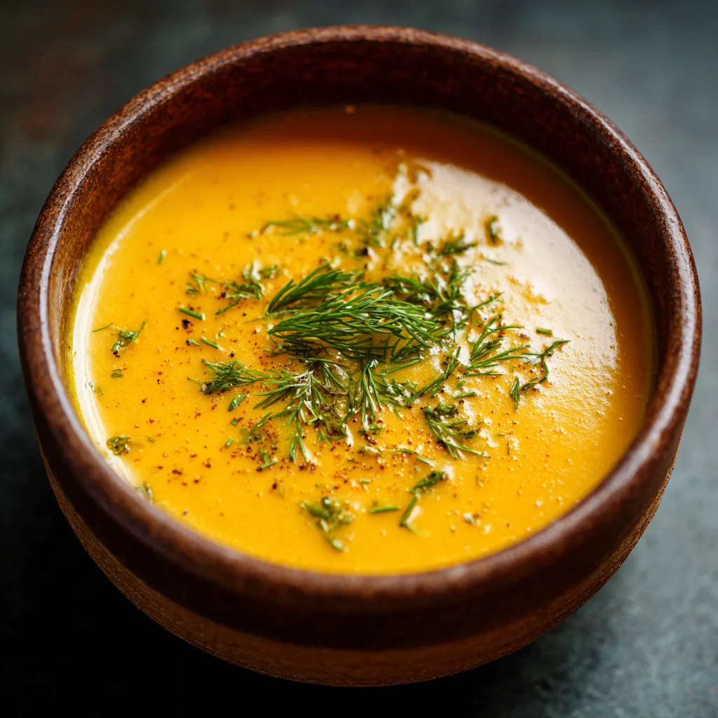 Fennel and Carrot Soup with Ginger and Turmeric (Seasonal Spring Reset)