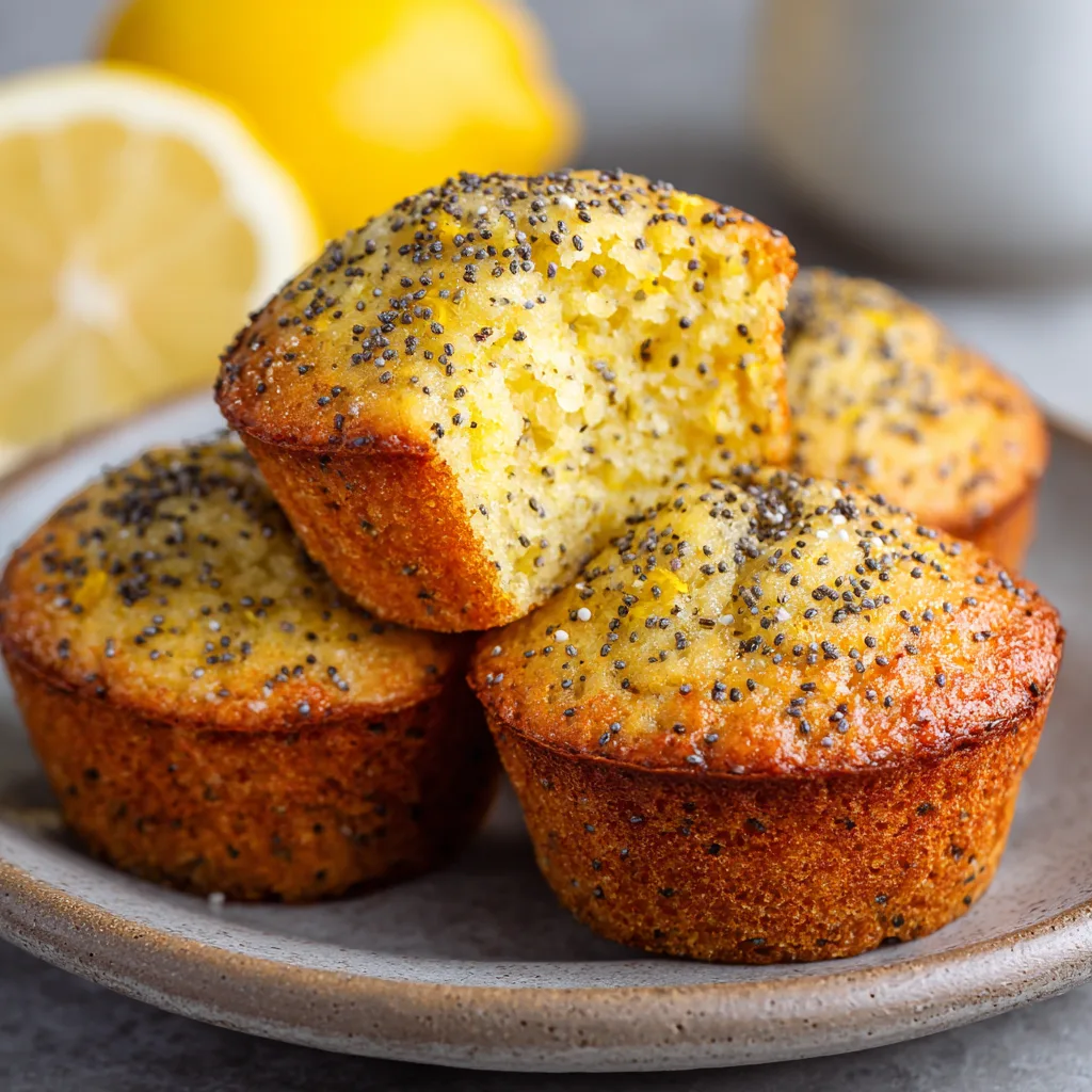 Gluten-Free Lemon Poppy Seed Muffins for Elegant Spring Hosting