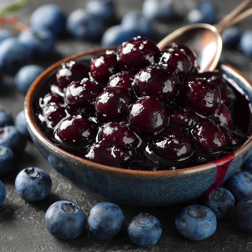 High-Shine Blueberry Compote for the Perfect Wobbly Dessert