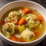 Homemade Matzo Ball Soup with a Fresh Lemon-Dill Twist