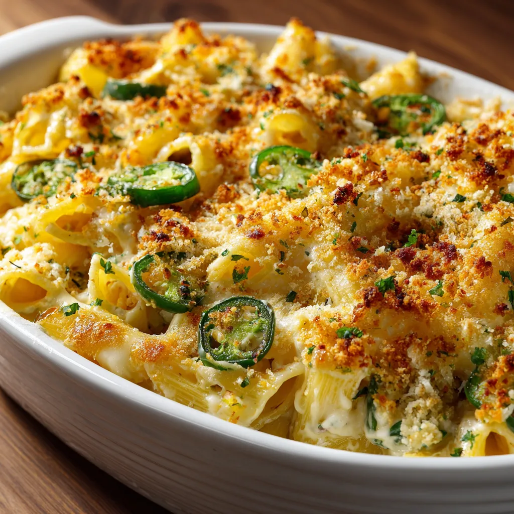 Jalapeño Popper Pasta Bake: Comfort Food for Late-Night Games