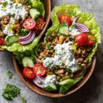 Low-Carb Turkey Gyro Bowls with Greek Yogurt Tzatziki
