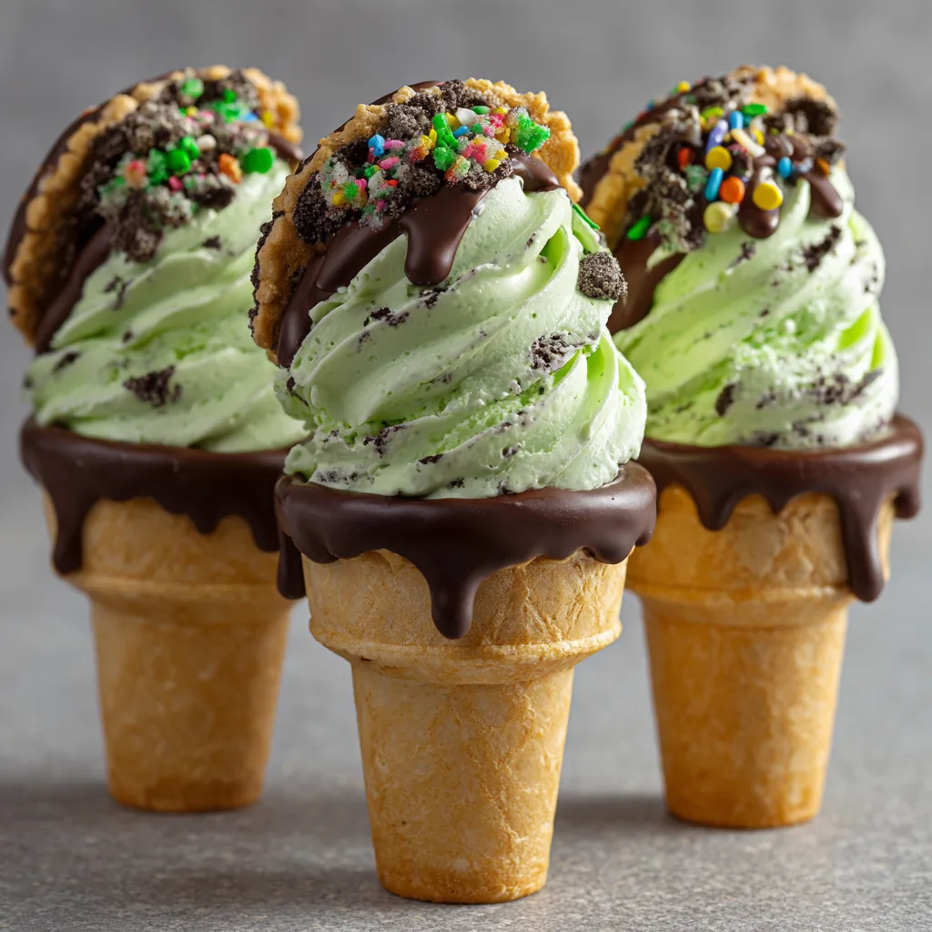 Mint Crunchin' Cookie Dipped Cones: The Viral DQ Dupe Recipe