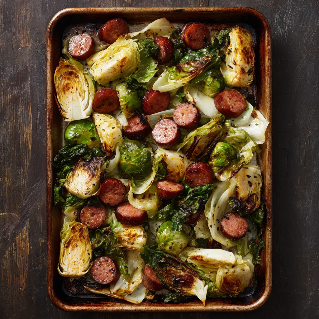 Sheet-Pan Cabbage and Kielbasa: The Ultimate Quick Cleanup Dinner
