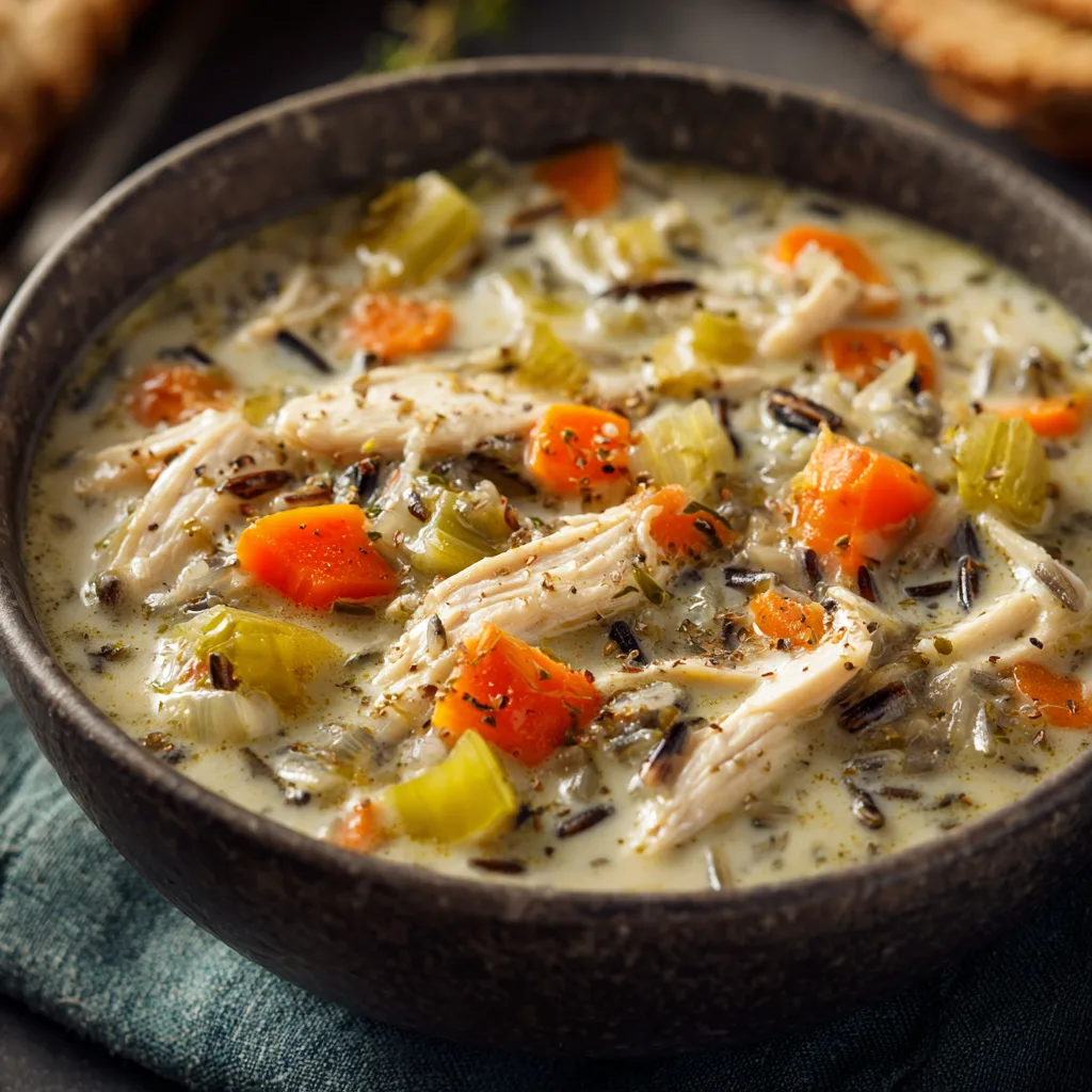 Slow Cooker Chicken Wild Rice Soup: High-Protein Comfort for Chilly March Nights