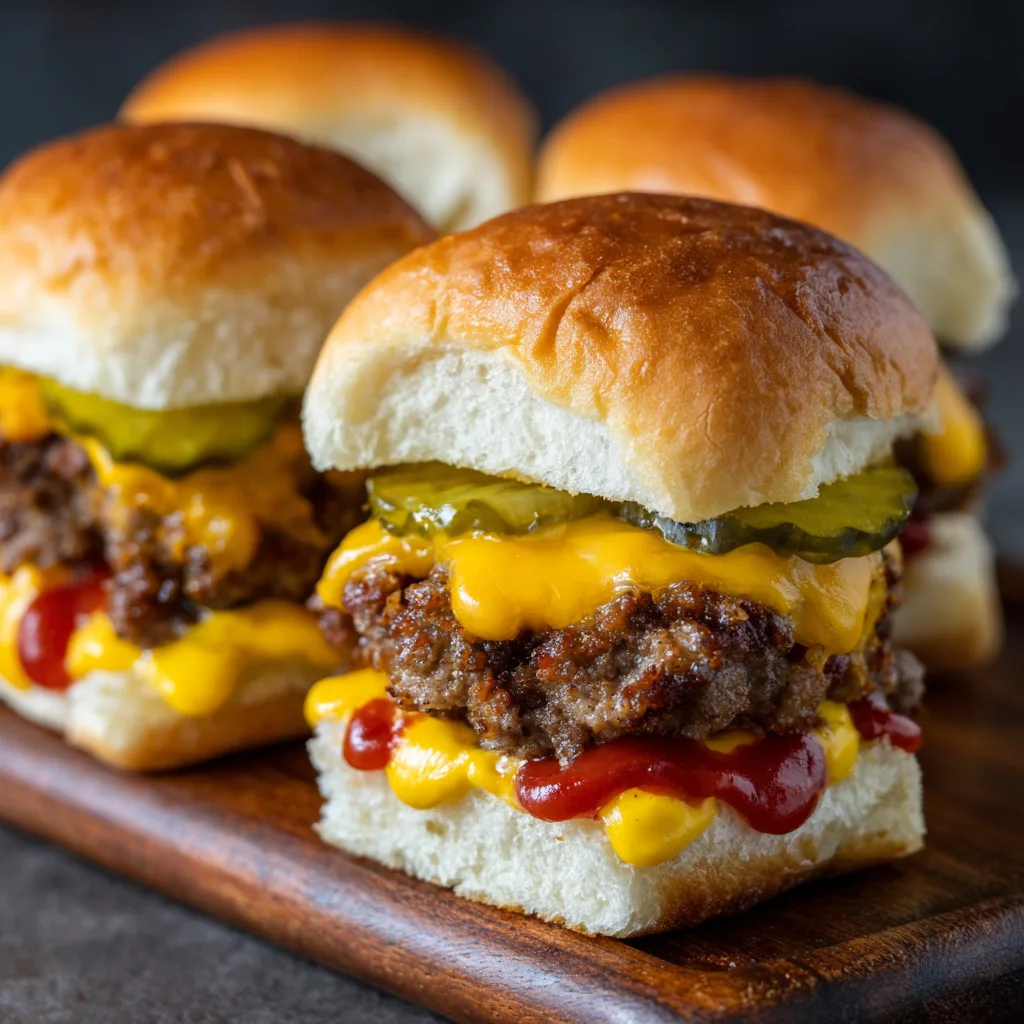 Smash Burger Sliders with Crispy Edges and Secret Sauce