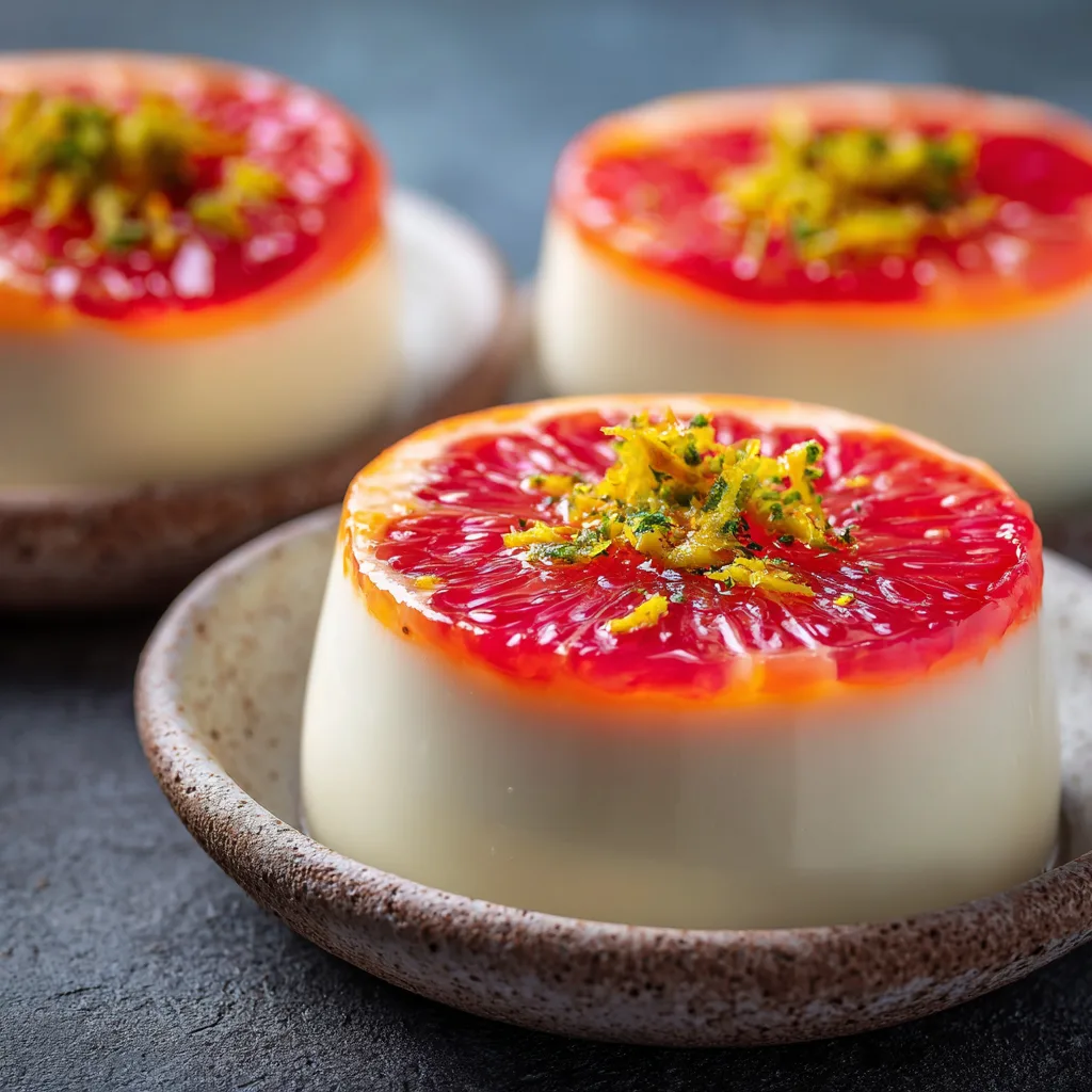 Wobbly Panna Cotta with Citrus Glaze: The 2026 Brunch Aesthetic