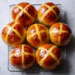 5-Ingredient Hot Cross Buns (No Yeast Needed!)