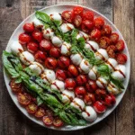 American Flag Caprese Platter (vegetarian)