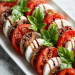 American Flag Caprese Salad Platter