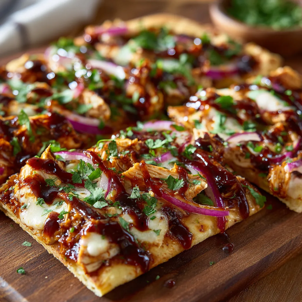 BBQ Chicken Flatbread (BBQ)