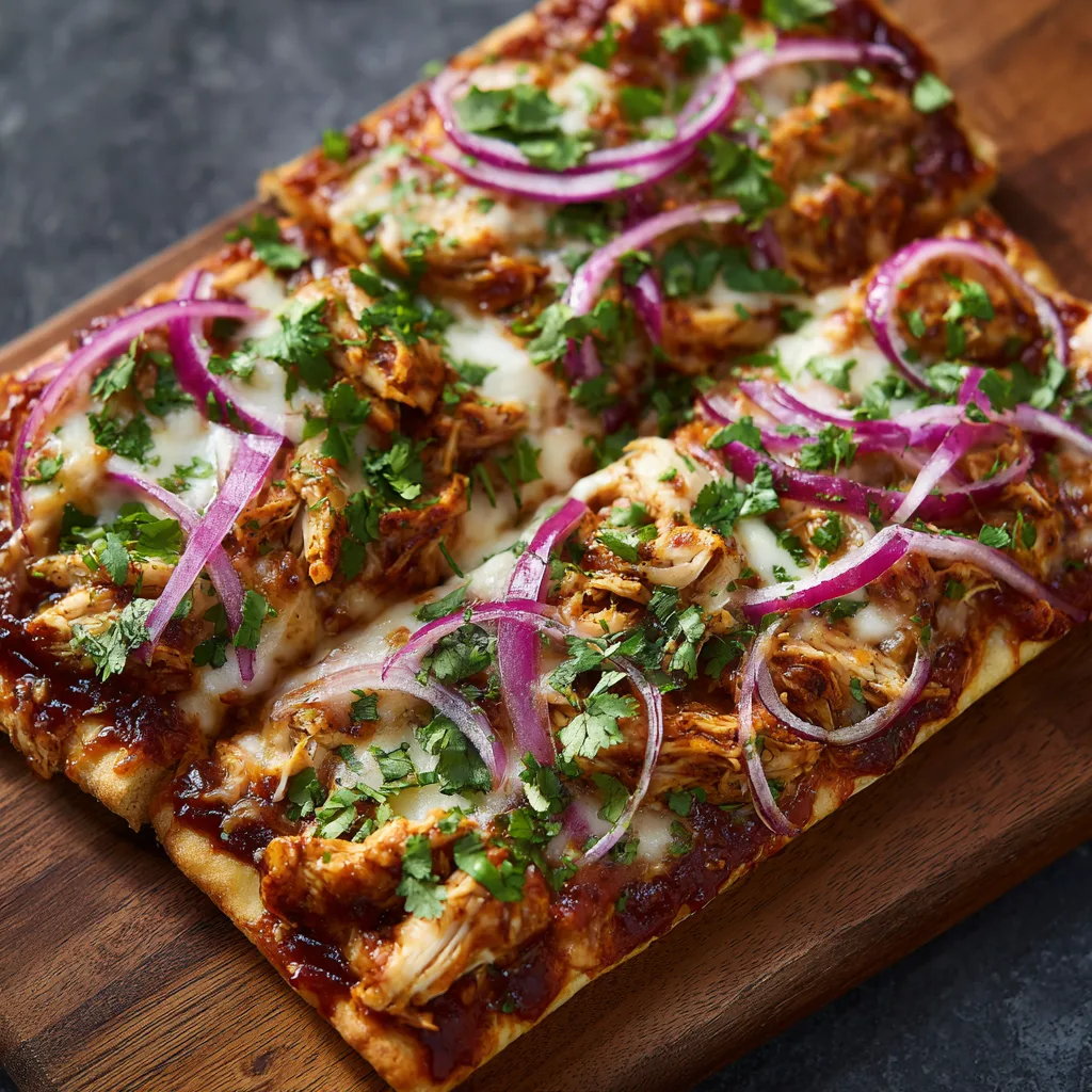 BBQ Chicken Flatbread Pizza