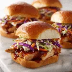 BBQ Chicken Sandwiches with Crunchy Slaw (BBQ)