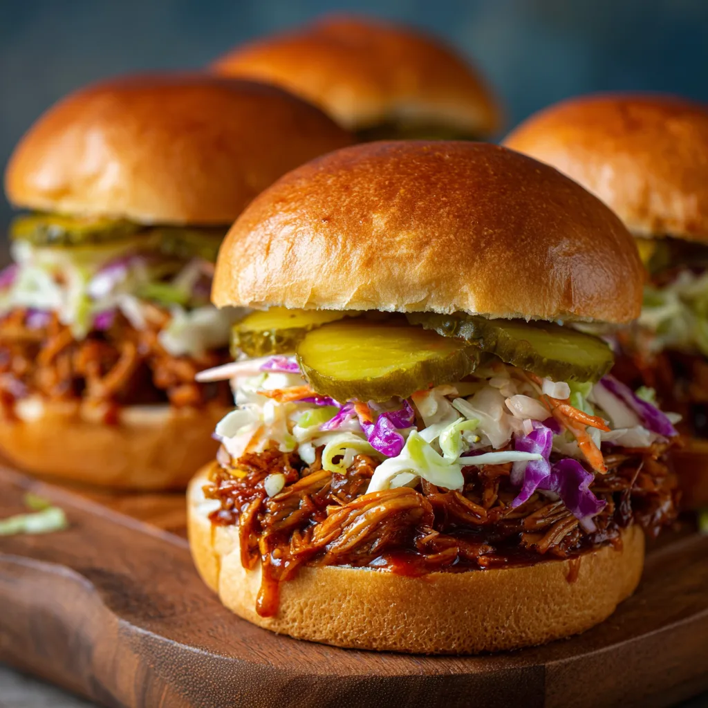 BBQ Jackfruit Sandwiches (vegan)