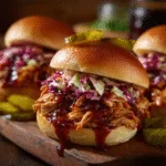 BBQ Pulled Chicken Sandwiches