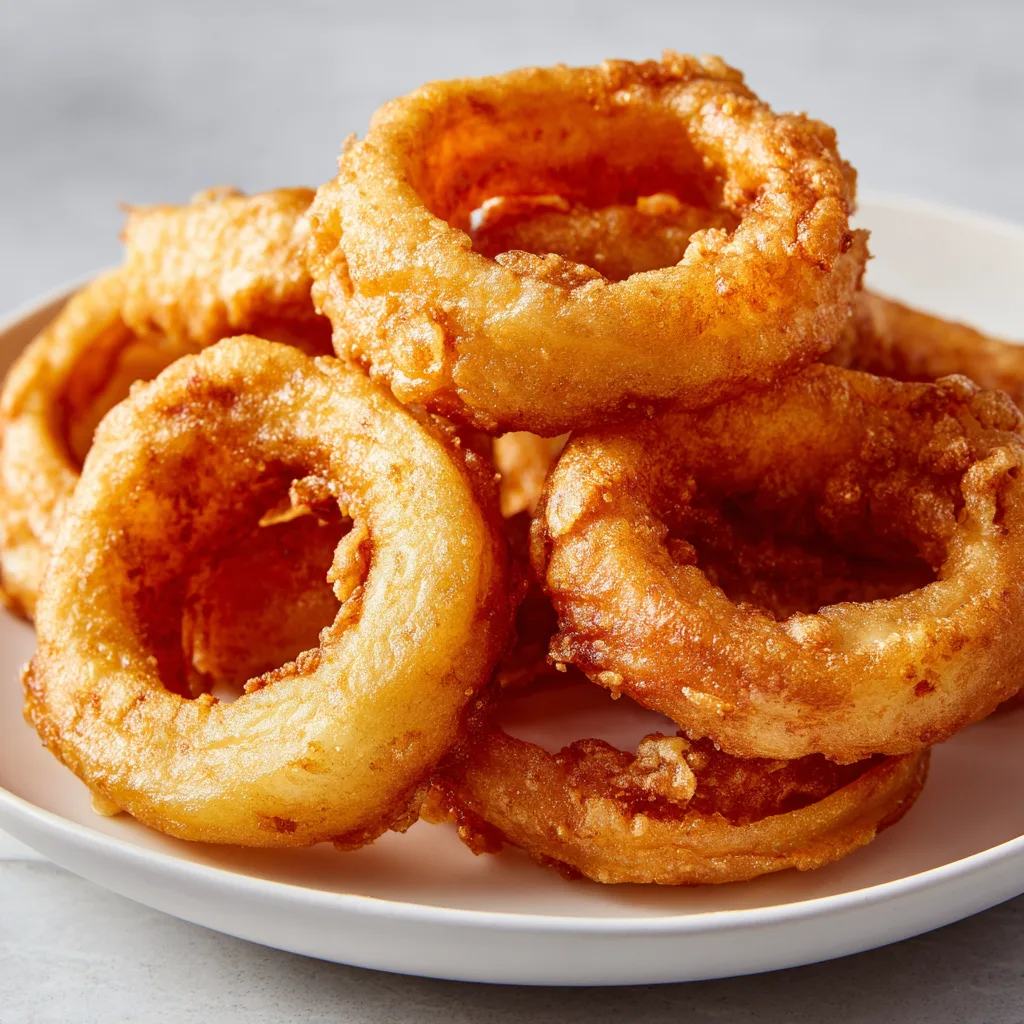 Beer-Battered Onion Rings
