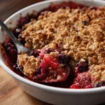 Berry Rhubarb Crisp (No-Stress Spring Dessert)
