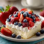 Berry Tres Leches Sheet Cake