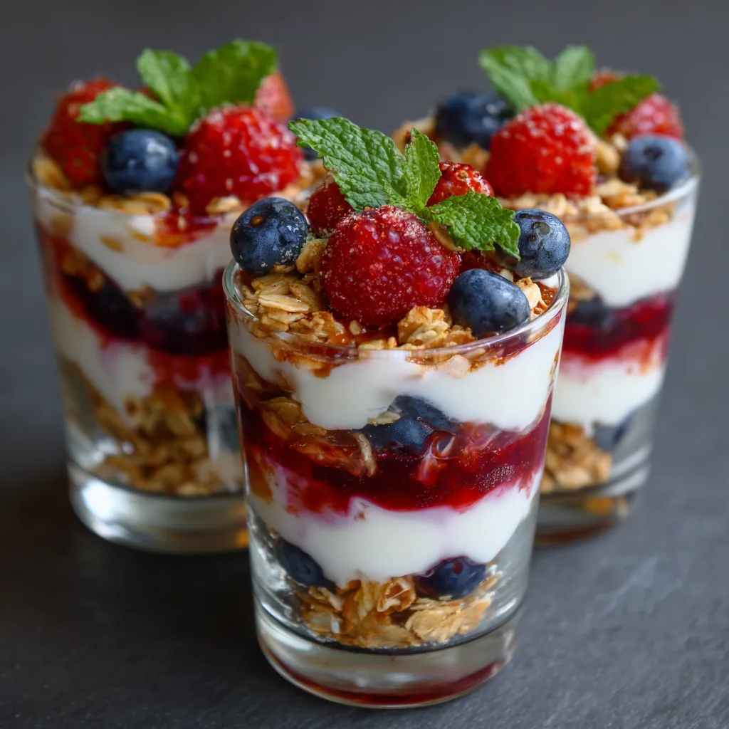 Berry & Yogurt Parfait Cups (Easy Picnic Breakfast)