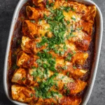 Black Bean Sweet Potato Enchiladas (vegetarian)
