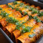 Black Bean and Sweet Potato Enchiladas (vegetarian)