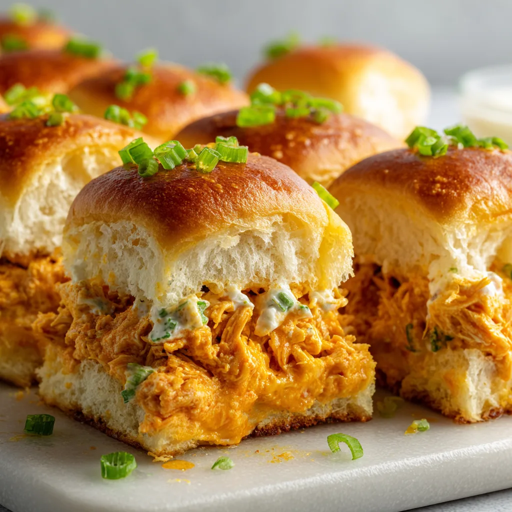 Buffalo Chicken Dip Sliders