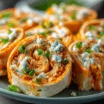 Buffalo Chicken Pinwheels