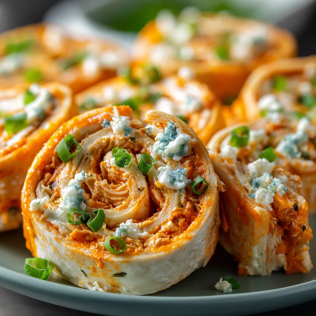 Buffalo Chicken Pinwheels