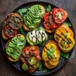 Caprese Avocado Toast Platter