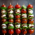 Caprese Kabob Skewers (Graduation Party Appetizers)