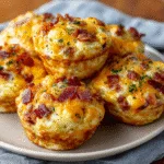 Cheesy Bacon Egg Breakfast Muffins