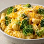 Cheesy Broccoli Cheddar Pasta