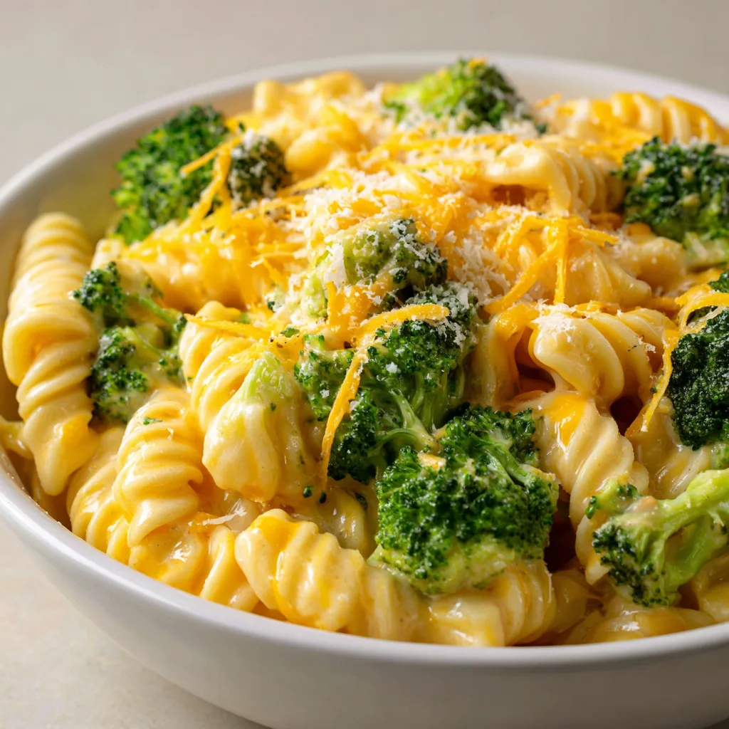 Cheesy Broccoli Cheddar Pasta