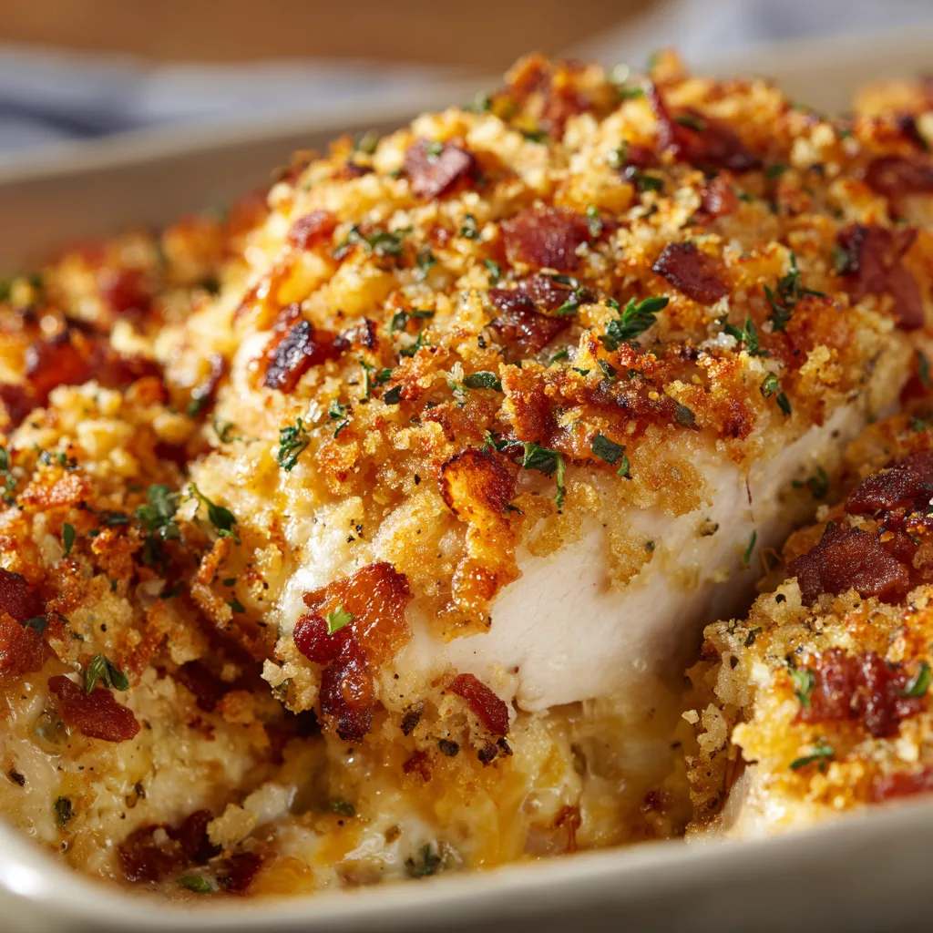 Cheesy Chicken Bacon Ranch Bake