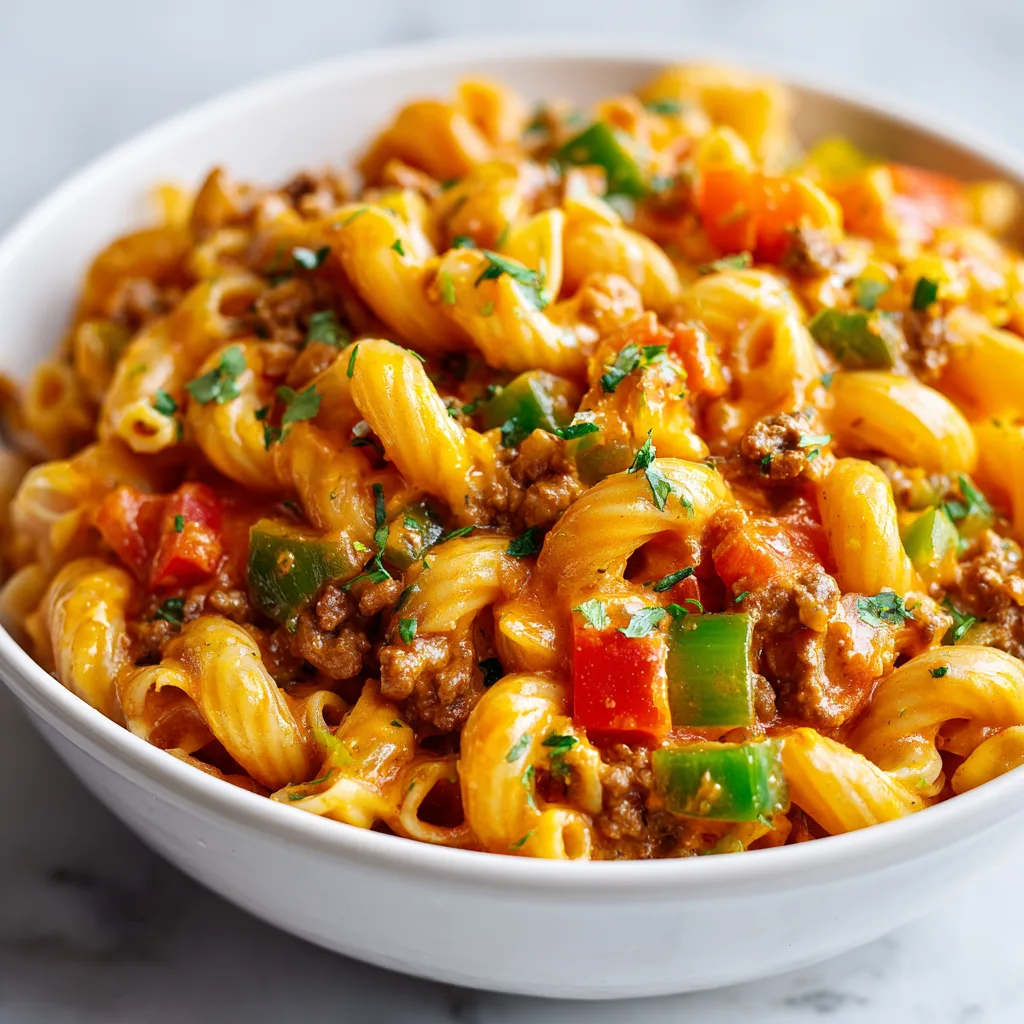 Cheesy Taco Pasta (One Pot)