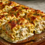 Chicken Alfredo Lasagna Roll-Ups