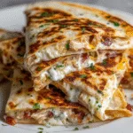 Chicken Bacon Ranch Quesadillas