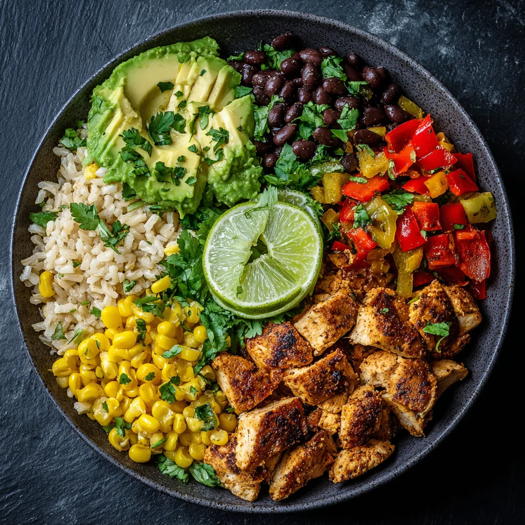 Chicken Burrito Bowls (Meal Prep Viral)