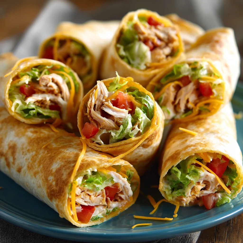 Chicken Ranch Wraps (Quick Lunch)