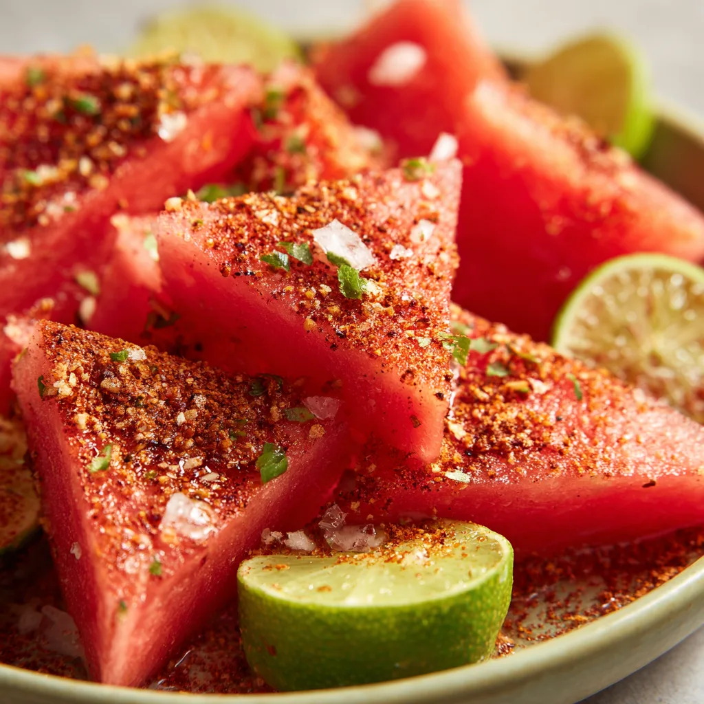Chili-Salt Watermelon Wedges (gluten-free)