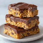 Chocolate Peanut Butter No-Bake Bars