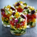 Chopped Mosaic Salad Cups