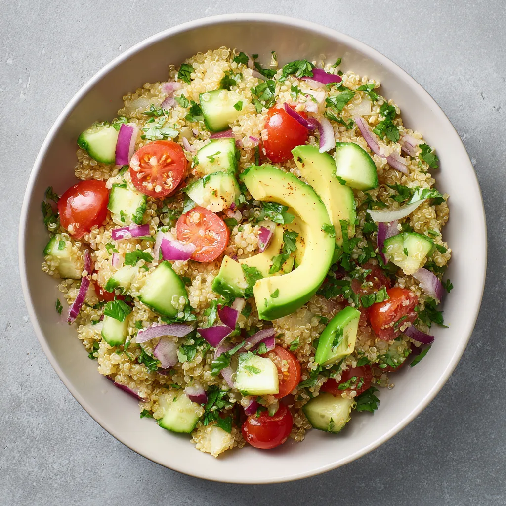 Cilantro Lime Quinoa Salad (Light Spring Side)