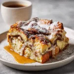Cinnamon Roll French Toast Bake