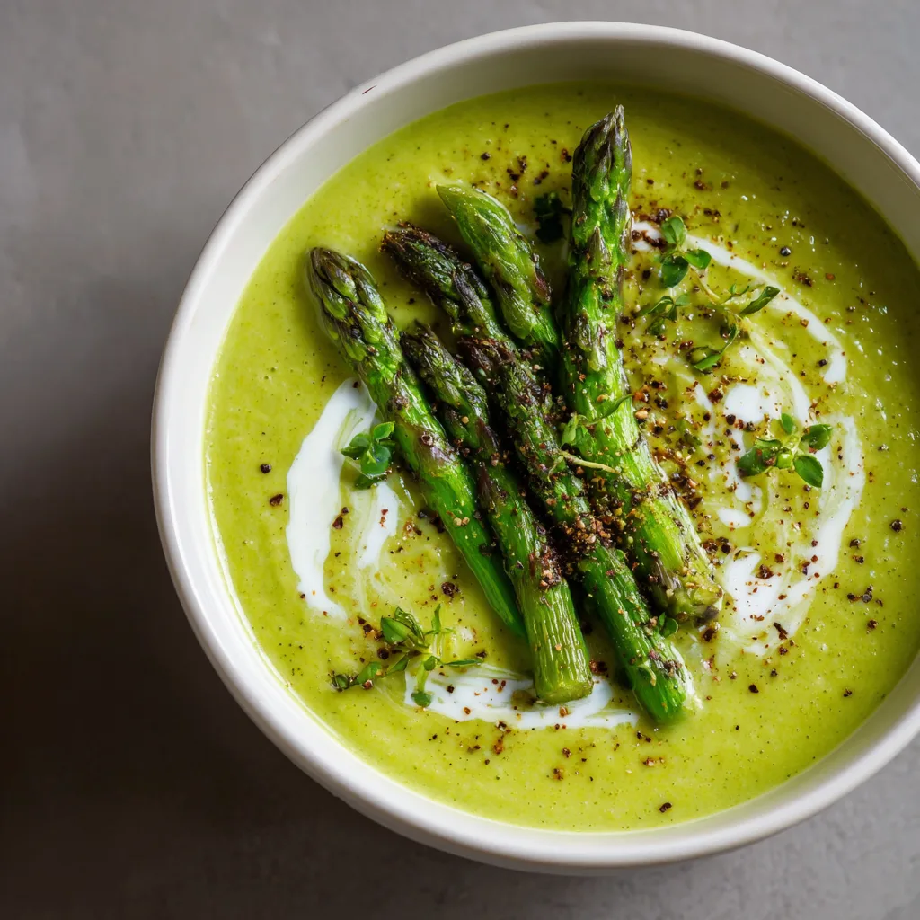 Creamy Asparagus Soup (Easy Spring Lunch)