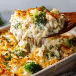 Creamy Broccoli Chicken Rice Casserole