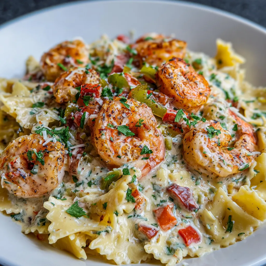 Creamy Cajun Shrimp Pasta