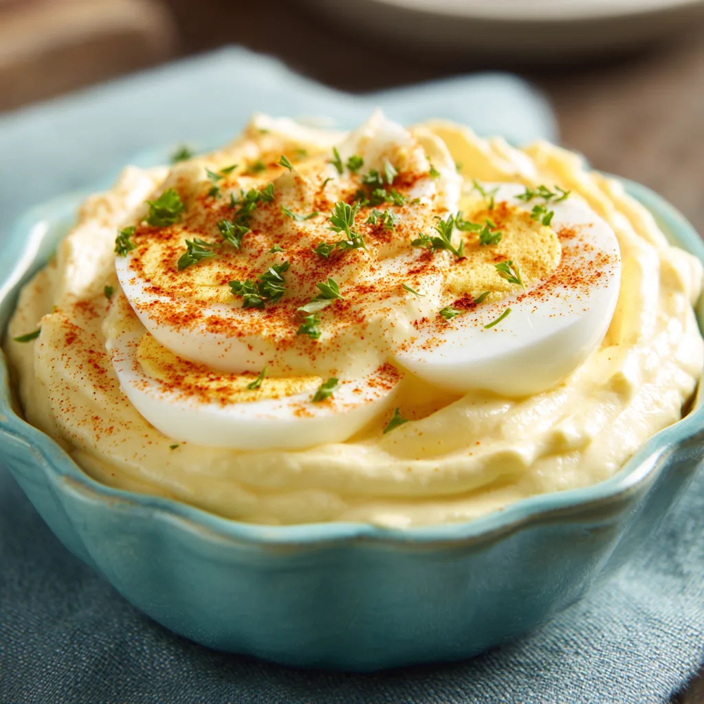 Creamy Deviled Egg Dip – Perfect Easter Appetizer