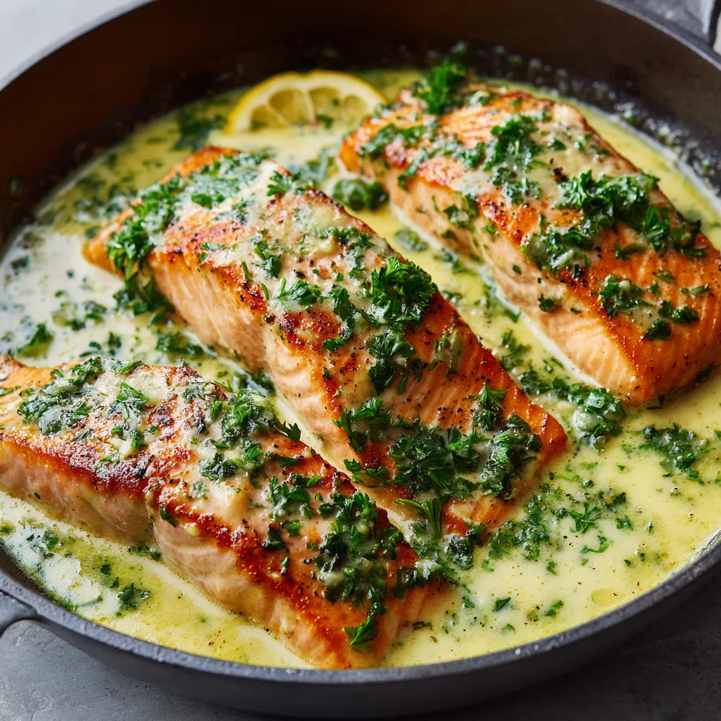 Creamy Garlic Butter Salmon