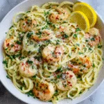 Creamy Lemon Shrimp Pasta